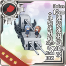 Bofors 15cm Twin Rapid Fire Gun Mount Mk.9 Kai + Single Rapid Fire Gun Mount Mk.10 Kai Model 1938