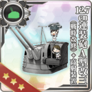 12.7cm Twin Gun Mount Model A Kai 3 (Wartime Modification) + Anti-Aircraft Fire Director