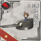 35.6cm Twin Gun Mount