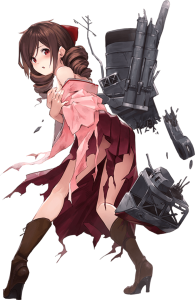 File:Ship Full Harukaze Damaged.png