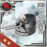 305mm/46 Twin Gun Mount