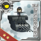 15.5cm Triple Secondary Gun Mount