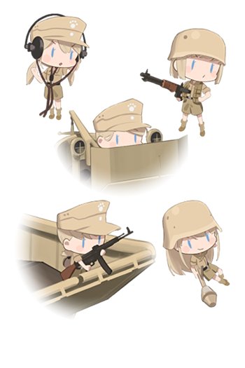 Equipment Character Toku Daihatsu Landing Craft + Panzer III (North African Specification).png